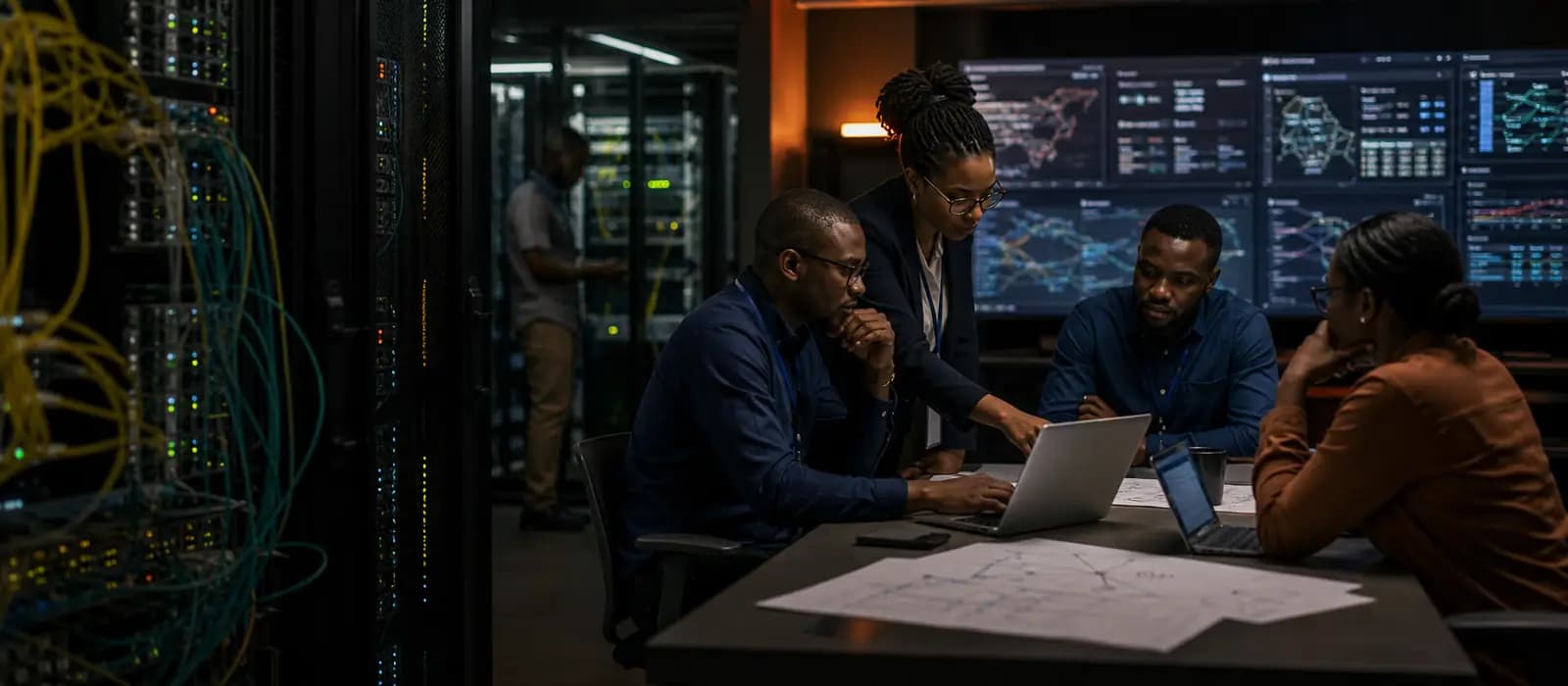 Portail gouvernemental africain surveillé par une équipe cyber après une défiguration publique.